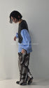 ペイント柄ワイドPT /3854-056BZ